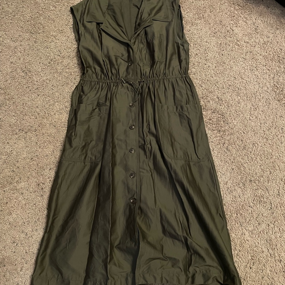 Calvin Klein Dark Green Maxi Dress